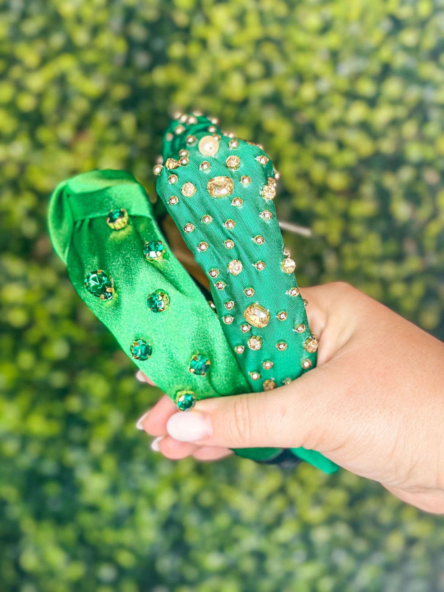 Green Stone Headband