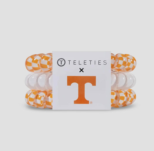 TELETIES| University of Tennessee| Large Spiral Hair Ties