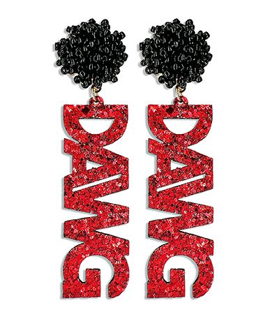 DAWG Glitter Earrings