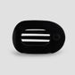 TELETIES Flat Round Clip- Black (medium)