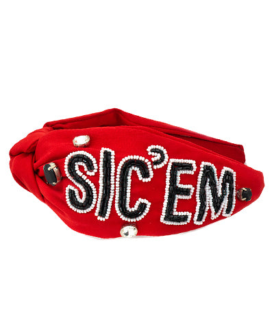 SIC EM' Headband Red