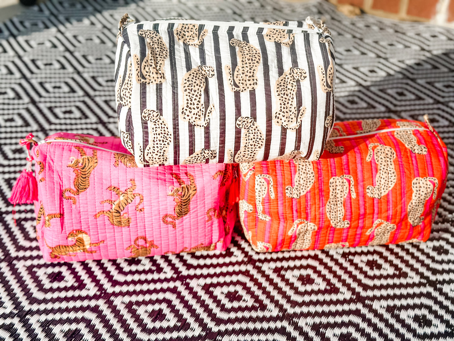 Quilted Cosmetic Bag